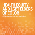 Screenshot of SAGE's new policy report Health Equity and LGBT Elders of Color