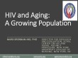 Grantmakers in Aging Webinar: The Graying of HIV