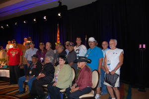 NICOA Veterans pose after being honored at a special luncheon.