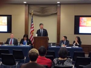 Rep. Mark Takano (D-CA) addresses the DEC Congressional Briefing