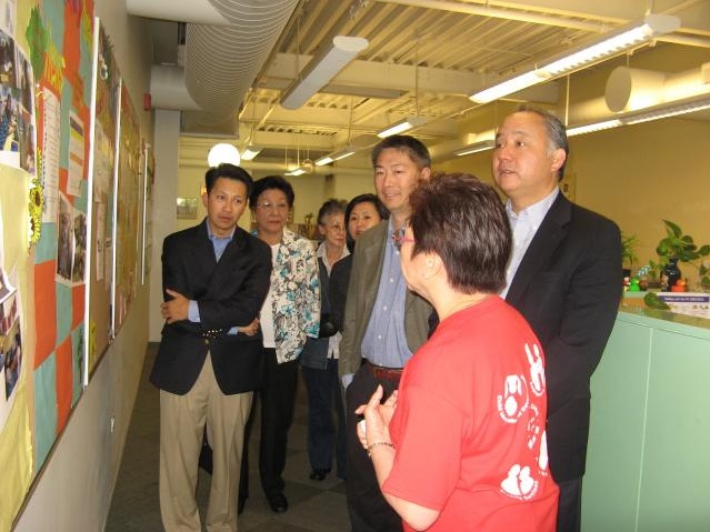 A NAPCA visit to the Chinese American Service League in Chicago, a SCSEP participant.