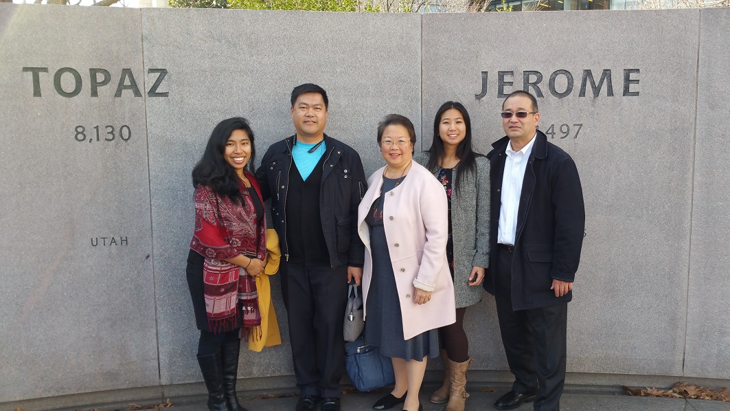 Ben (second from left) with members of AARP's AAPI Community staff.