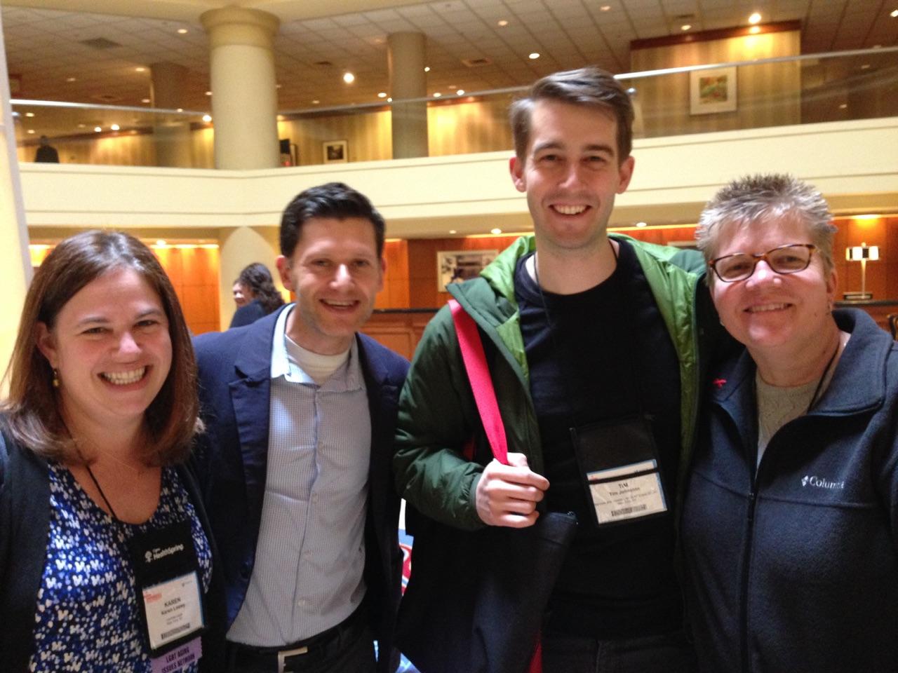 Members of the SAGE team at last year's Aging in America Conference. (photo: Ben de Guzman)